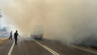 Edirnede arazi yangını: Huzurevindeki yaşlılar tahliye edildi