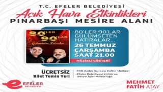 Efeler halkı sanatla açık havada buluşacak