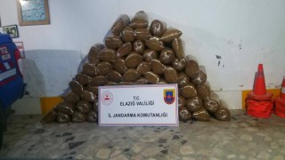 Elazığda 408 kilo kaçak tütün ele geçirildi