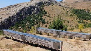 Elazığda yaban hayatı için su yalakları oluşturuldu