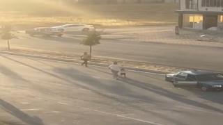 Elazığda yayaya çarpan sürücü kaçtı, o anlar kameraya yansıdı