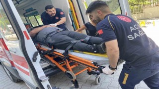 Elektrikli bisiklet devrildi: 1 yaralı