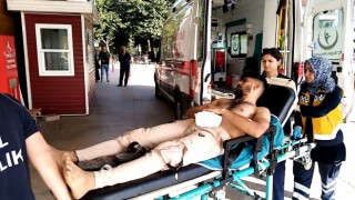 Elini yatar makinesine kaptıran işçinin 4 parmağı koptu