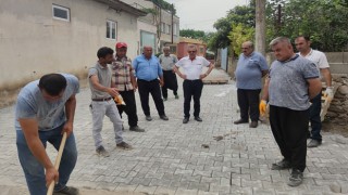 Ellek cadde ve sokaklarına sıcak asfalt ve parke taşı