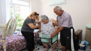 Engelli vatandaşın tekerlekli sandalye talebi yerine getirildi