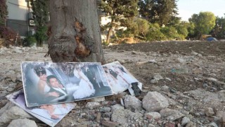 Enkazdan geriye kalan fotoğraf duygulandırdı