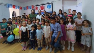 Eskişehirde yaşayan Iraklı Türkmen çocuklar gönüllerince eğlendiler