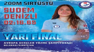 Eskişehirli yüzücü Avrupa 13üncüsü oldu