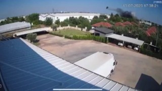 Faciadan dönülen patlamada kazanın 300 metre fırladığı o anlar kamerada