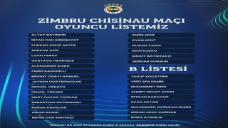 Fenerbahçenin Zimbru Chisinau maçı kadrosu belli oldu