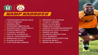 Galatasarayın, Zalgiris Vilnius maçı kadrosu belli oldu