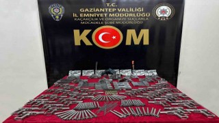 Gaziantepte yasa dışı silah imalathanesine baskın: 3 gözaltı