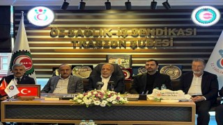 HAK-İŞ Başkanı Mahmut Arslan Trabzonda konuştu