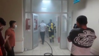 Hastane yemekhanesinde çıkan yangını eğitimli personel söndürdü
