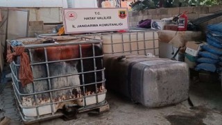 Evde 2 bin litrelik kaçak akaryakıt ele geçirildi