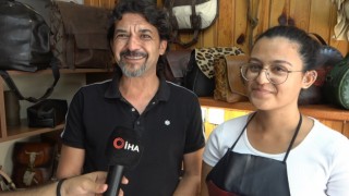 Hobi olarak başladığı deri sanatında 19 yaşında kendi atölyesini açtı