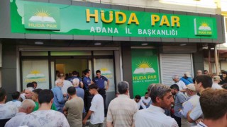 HÜDA PARa düzenlenen bıçaklı saldırı güvenlik kamerasında