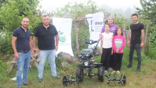 İlçede, Motorlu Çapa Makineleri Dağıtımı Tamamlandı