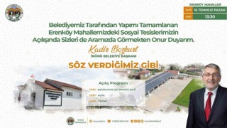 İnönü Belediyesi sosyal tesis açılışlarına devam ediyor