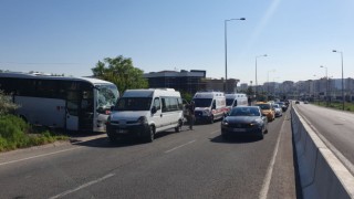 İşçi servisleri çarpıştı: 14 yaralı