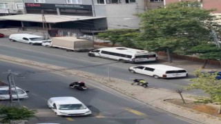 İstanbulda trafikte tekme ve yumruklu kavgalar kamerada