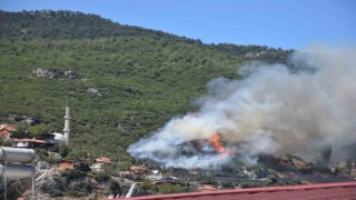 İzmir Kemalpaşada orman yangını