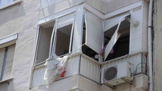 İzmirde doğalgaz borusu patladı, baba-oğul yaralandı