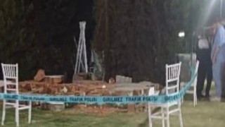 İzmirde düğün salonundaki duvar yıkıldı, 1 çocuk öldü