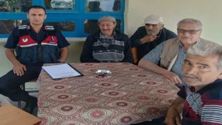 Jandarma ekipleri vatandaşları hırsızlık olaylarına karşı bilgilendirdi