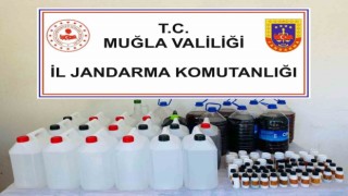 Jandarma ekiplerinden kaçak alkol operasyonu
