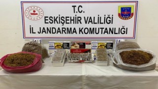 Jandarma ekiplerinden kaçak tütün operasyonu