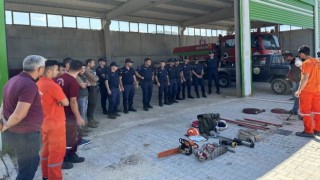 Jandarma personeline orman yangınlarına müdahale eğitimi