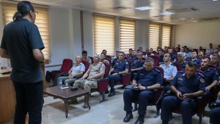 Jandarma’ya yangın koruma ve hareket konulu eğitim verildi
