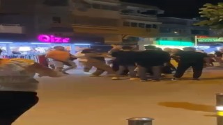Kadınların saç baş kavgası kamerada