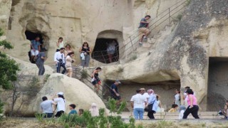 Kapadokyada bayram tatili yoğunluğu son günde de devam etti