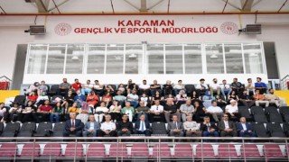 Karamanda GSB spor okulları açılış töreni