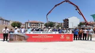 Karatay Belediyesi Osman Benliler İlkokulunun temelini attı