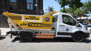Kars Belediyesinde ‘çöp taksi hizmete girdi