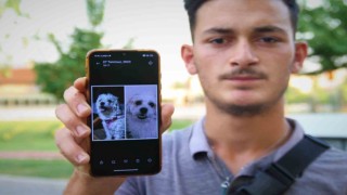 Kaybolan köpeğini bulmak için sokak sokak geziyor