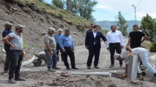 Kaymakam Başar çalışmaları inceledi