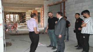 Kaymakam Bayram kamu inşaatlarını inceledi