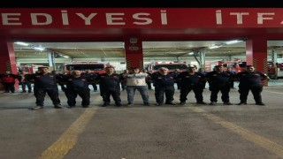 Kayseri itfaiyesinden Antalyadaki yangın söndürme çalışmalarına destek