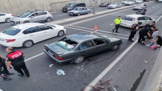 Kazadan sonra çıkan kavgada bir şoför bıçaklandı