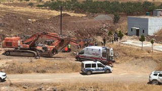 Kazıda göçük altında kalan işçi yaralı olarak kurtarıldı