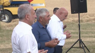 Keçiörende bu senenin ilk buğday hasadı yapıldı