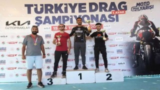 Kepezde motodrag yarışları nefesleri kesti