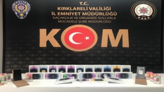 Kırklarelinde kaçakçılık operasyonu: 1 milyon 272 bin değerinde telefonlar ele geçirildi