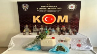 Konyada 40 litre sahte içki ele geçirildi