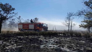 Konyada Erozyon Önleme Sahasında orman yangını