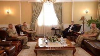 Korgeneral Balıbek Vali Memişi ziyaret